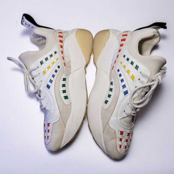 Stella McCartney Eclypse Interwoven Rainbow Dad Shoes - Picture 5 of 10
